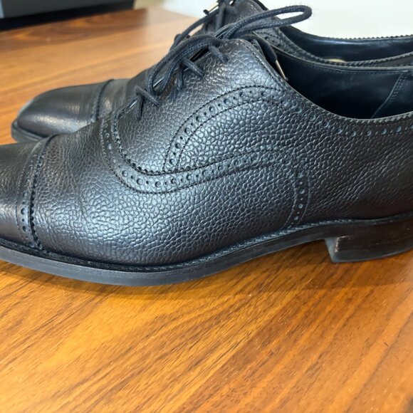 Barker Black Cap-Toe Oxfords – UK 9.5 (US 10.5) - Picture 2 of 6